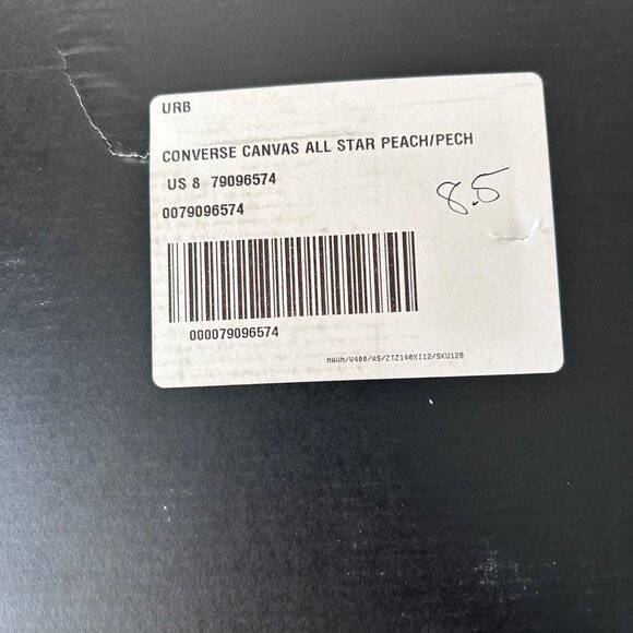 Converse Womens 8.5 Chuck Taylor All Star Lift Hi Peach Orange Platform Sneakers - Picture 10 of 10